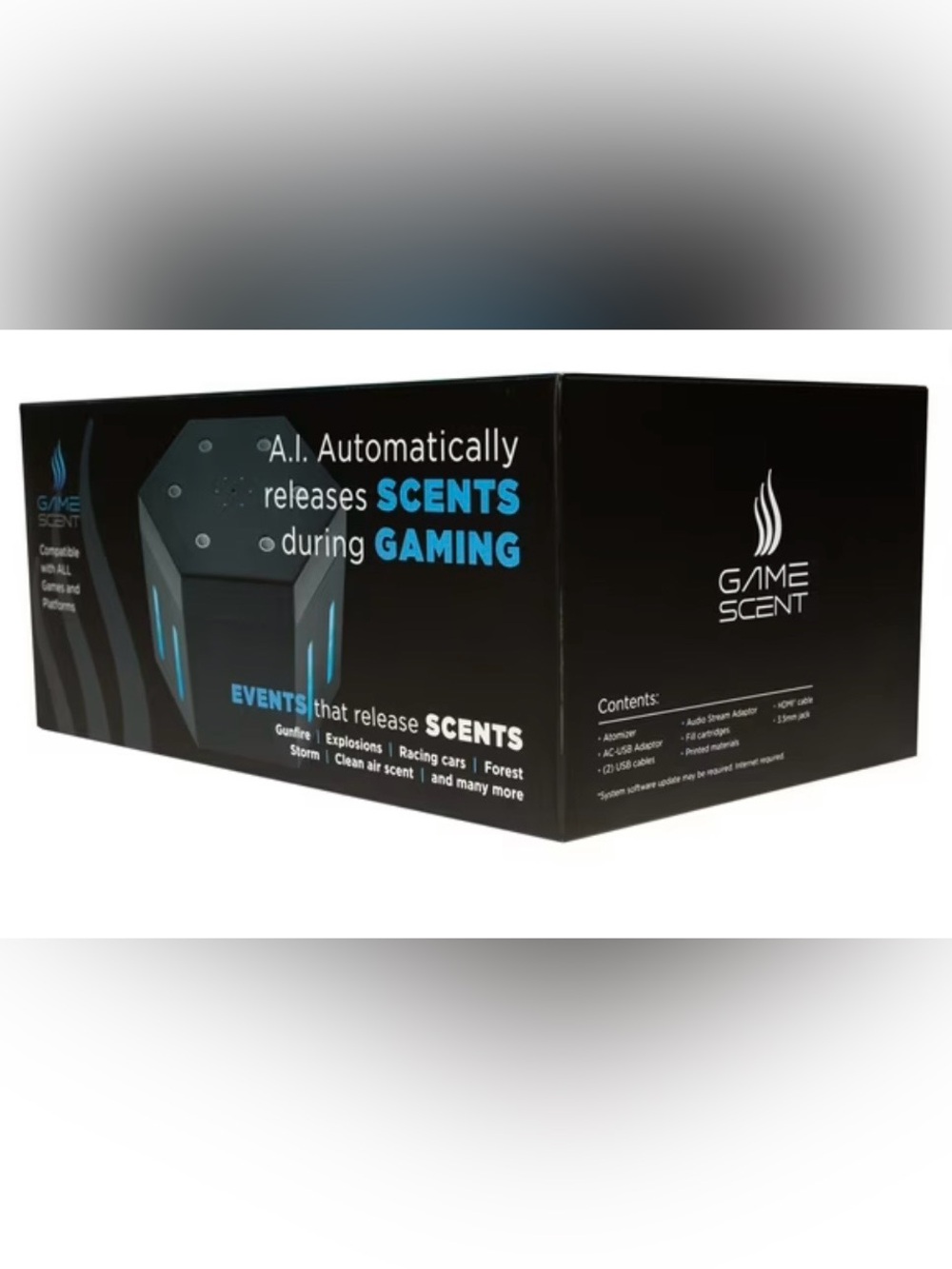 IMMERSIVE UNIVERSAL Game Scent Console Atomizer, Adaptor, 6 Primary Scents
